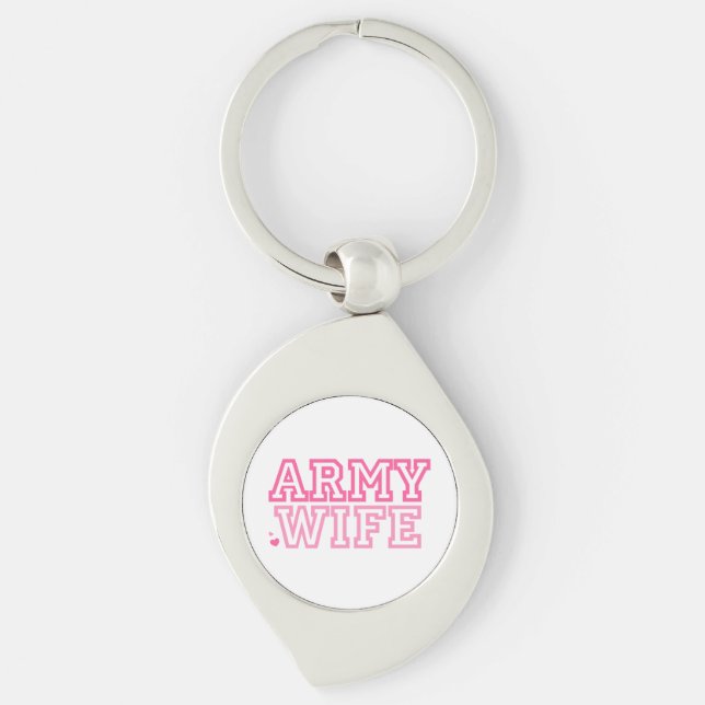 Army Wife Key Ring (Front)