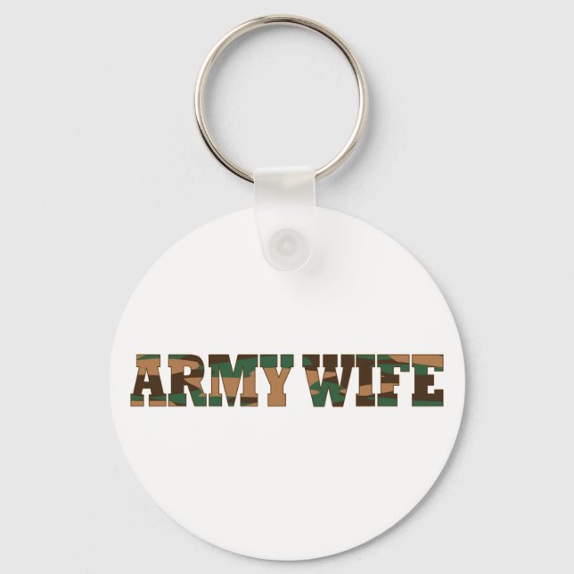 Army Wife Key Ring (Front)