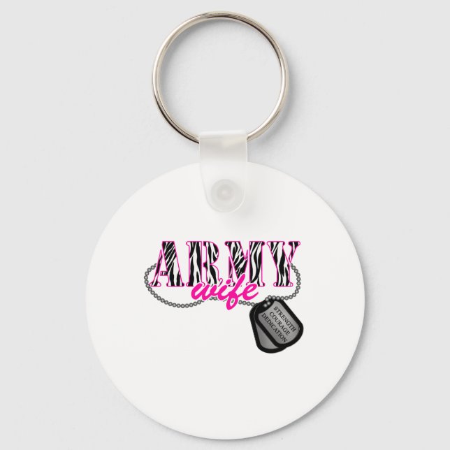 Army Wife Key Ring (Front)