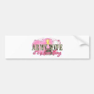 Army Wife Love Thing Bumper Sticker