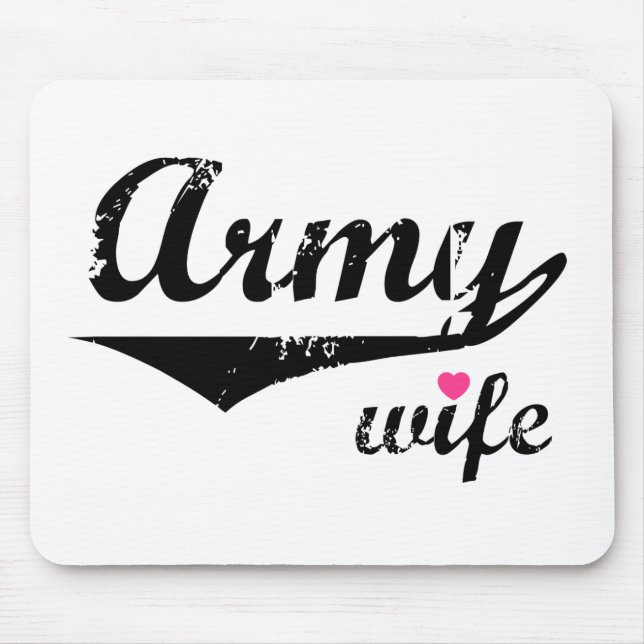 Army Wife Mouse Mat (Front)