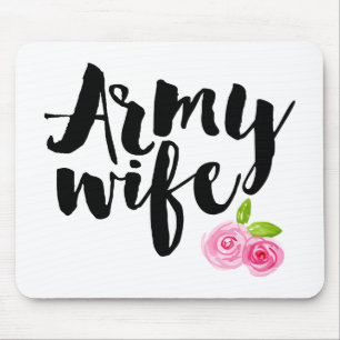 Army Wife Mouse Mat