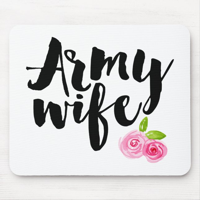 Army Wife Mouse Mat (Front)
