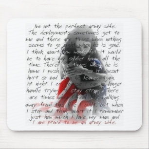 army wife poem mouse mat