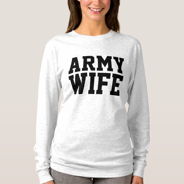 ARMY WIFE T-shirts (Front)