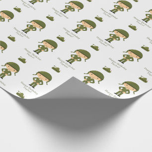 Army Wrapping Paper - Soldier Gift Wrap