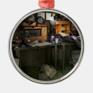 Army - WW2 - Field of operations Metal Tree Decoration