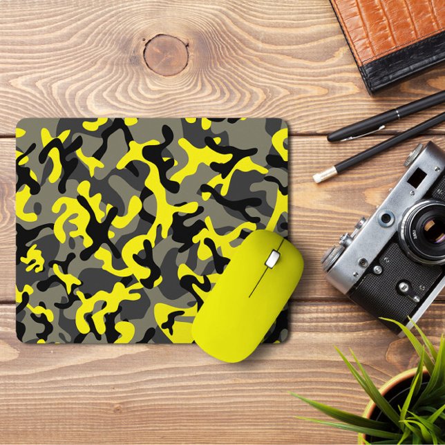 Army Yellow Forest Camo | Camo Forest Mousepad  (Creator Uploaded)