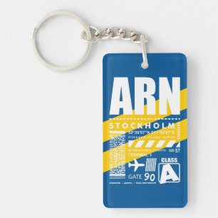 ARN Stockholm Airport Key Ring