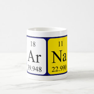 Arna periodic table name mug