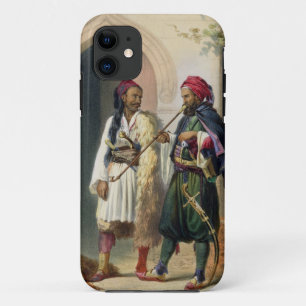 Arnaout and Osmanli Soldiers in Alexandria, illust iPhone 11 Case
