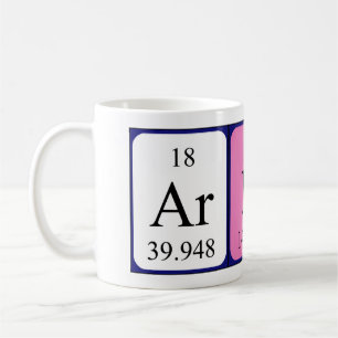 Arnar periodic table name mug