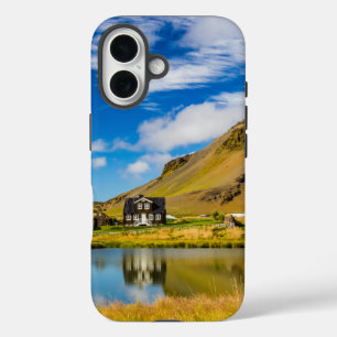 Arnarstapi Amtmansshus And Mount Stapafell, Icelan iPhone 16 Case