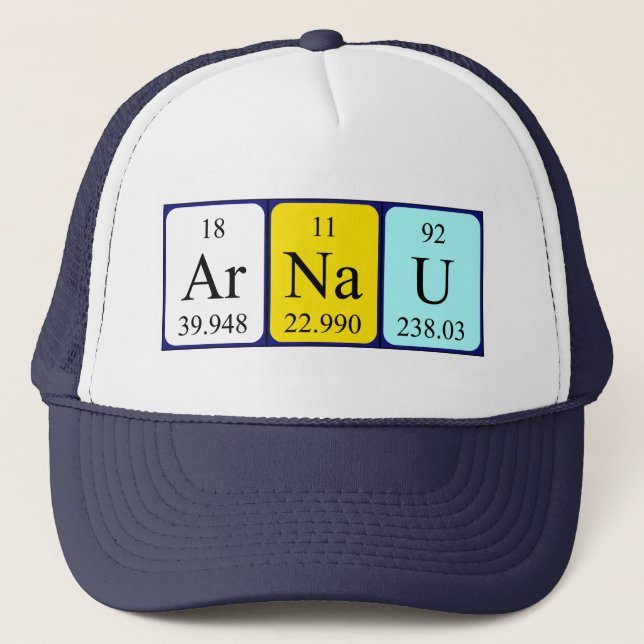 Arnau periodic table name hat (Front)