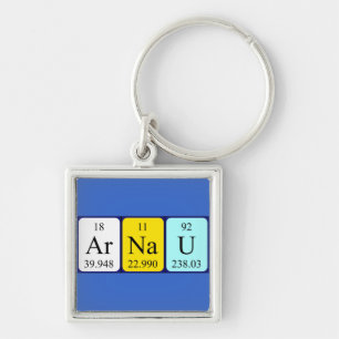 Arnau periodic table name keyring