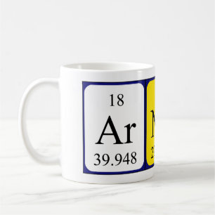 Arnau periodic table name mug