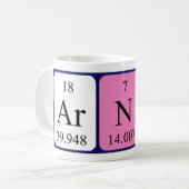 Arnau periodic table name mug (Front Left)