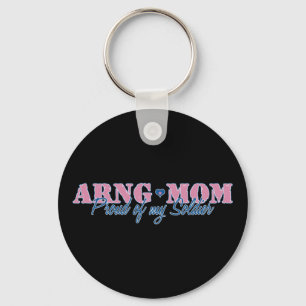ARNG Mom Proud of my Soldier Key Ring