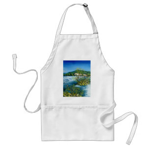 ARNO RIVER AT ROVEZZANO Florence Italy Standard Apron
