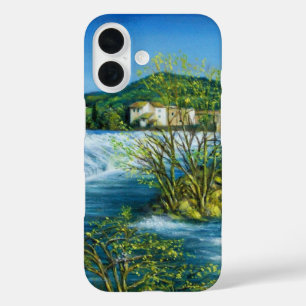 ARNO RIVER AT ROVEZZANO Florence Tuscany Landscape iPhone 16 Case