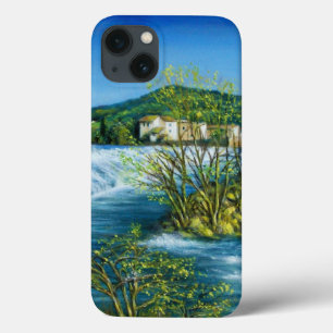ARNO RIVER AT ROVEZZANO Florence Tuscany Landscape iPhone 13 Case