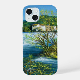 ARNO RIVER AT ROVEZZANO Florence Tuscany Landscape iPhone 15 Case