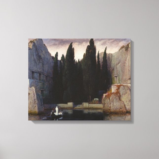 Arnold Böcklin - The Isle of the Dead Canvas Print (Front)
