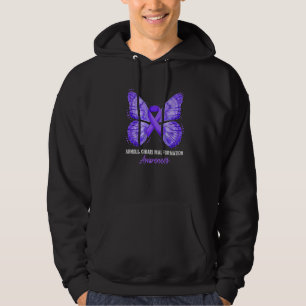 Arnold Chiari Malformation Awareness Month Purple Hoodie