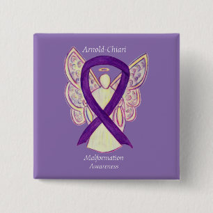 Arnold-Chiari Malformation Awareness Ribbon Pin