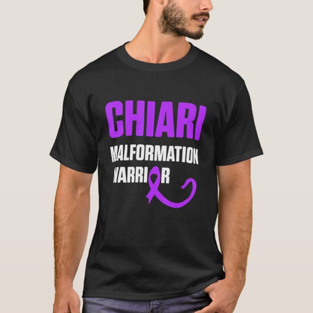 Arnold Chiari Malformation Warrior Fight Awareness T-Shirt (Front)