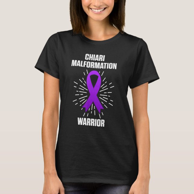 Arnold Chiari Malformation Warrior Fight Awareness T-Shirt (Front)