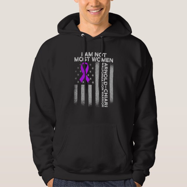Arnold Chiari Malformation Warrior Love Survivor A Hoodie (Front)