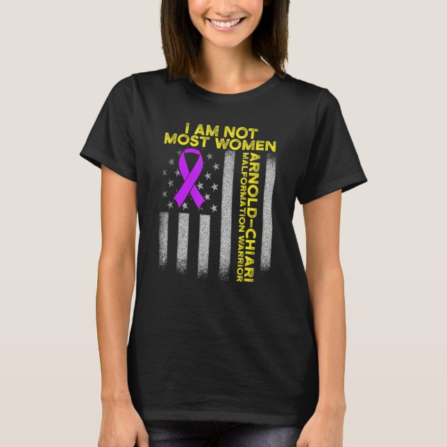 Arnold Chiari Malformation Warrior Love Survivor A T-Shirt (Front)