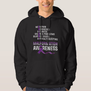 Arnold Chiari Malformation Warrior Med Survivor Aw Hoodie