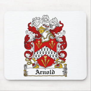 ARNOLD FAMILY CREST -  ARNOLD COAT OF ARMS MOUSE MAT