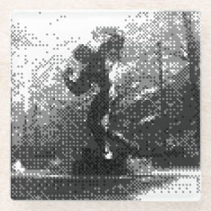 arnold glass coaster
