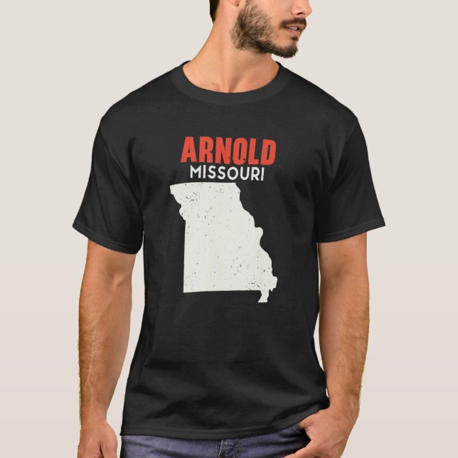Arnold Missouri USA State America Travel Missouria T-Shirt (Front)