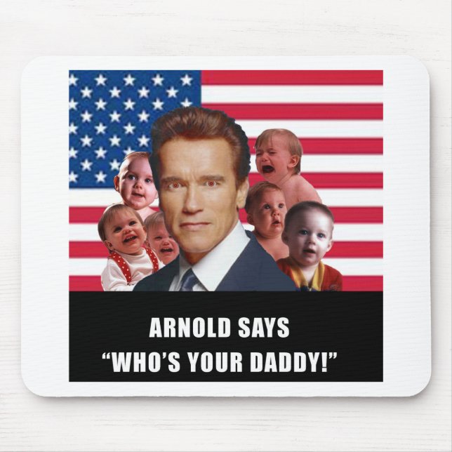 Arnold Says Mouse Mat (Front)