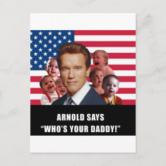 Arnold Says Postcard