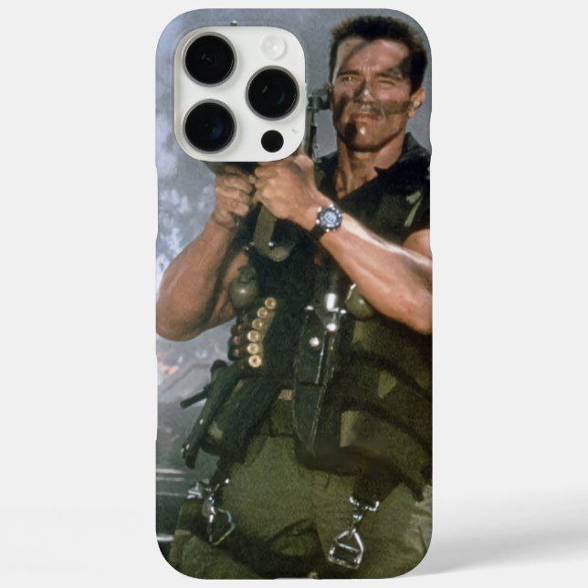 Arnold Schwarzeneger Rocket Shoot  Case-Mate iPhone Case (Back)