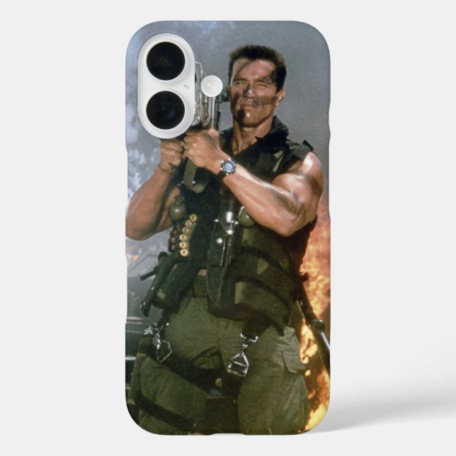 Arnold Schwarzeneger Rocket Shoot Case-Mate iPhone Case (Back)