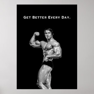 Arnold Schwarzenegger Motivational Quote Poster
