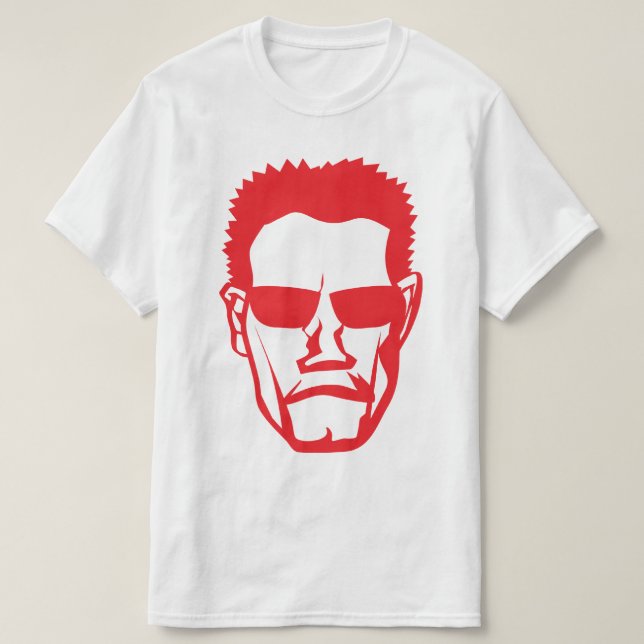 Arnold Standing Photo Sculpture T-Shirt (Design Front)
