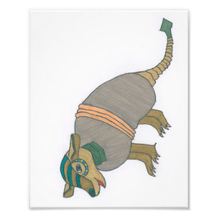 Arnold the Armadillo print