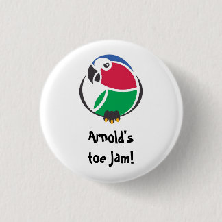 Arnold's toe jam! K'Barthan invective in colour 3 Cm Round Badge