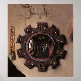 Arnolfini and Wife Portrait (detail) Poster