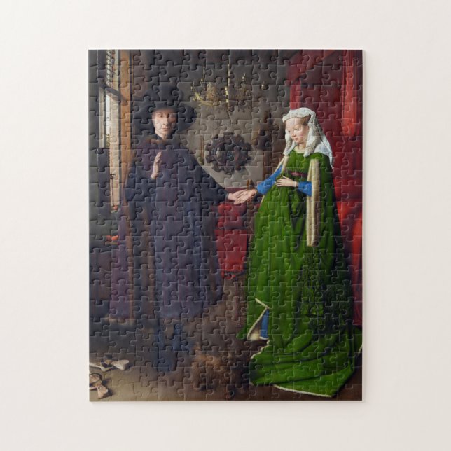 Arnolfini Portrait │Jan van Eyck Jigsaw Puzzle (Vertical)