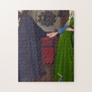Arnolfini Portrait Painting By Jan Van Eyck Jigsaw Puzzle