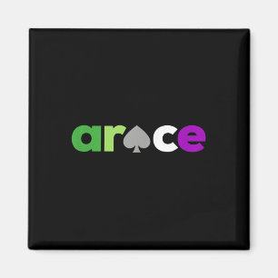 Aro Ace Pride Spade, Lgbt Aroace, Lgbtq Aromantic  Magnet