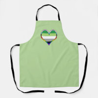 Aro Pride Heart Apron